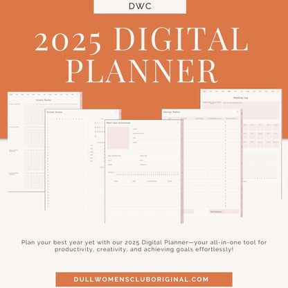 DWC 2025 Digital Planner (Goodnotes & Notability) - Defiant Women's Collective